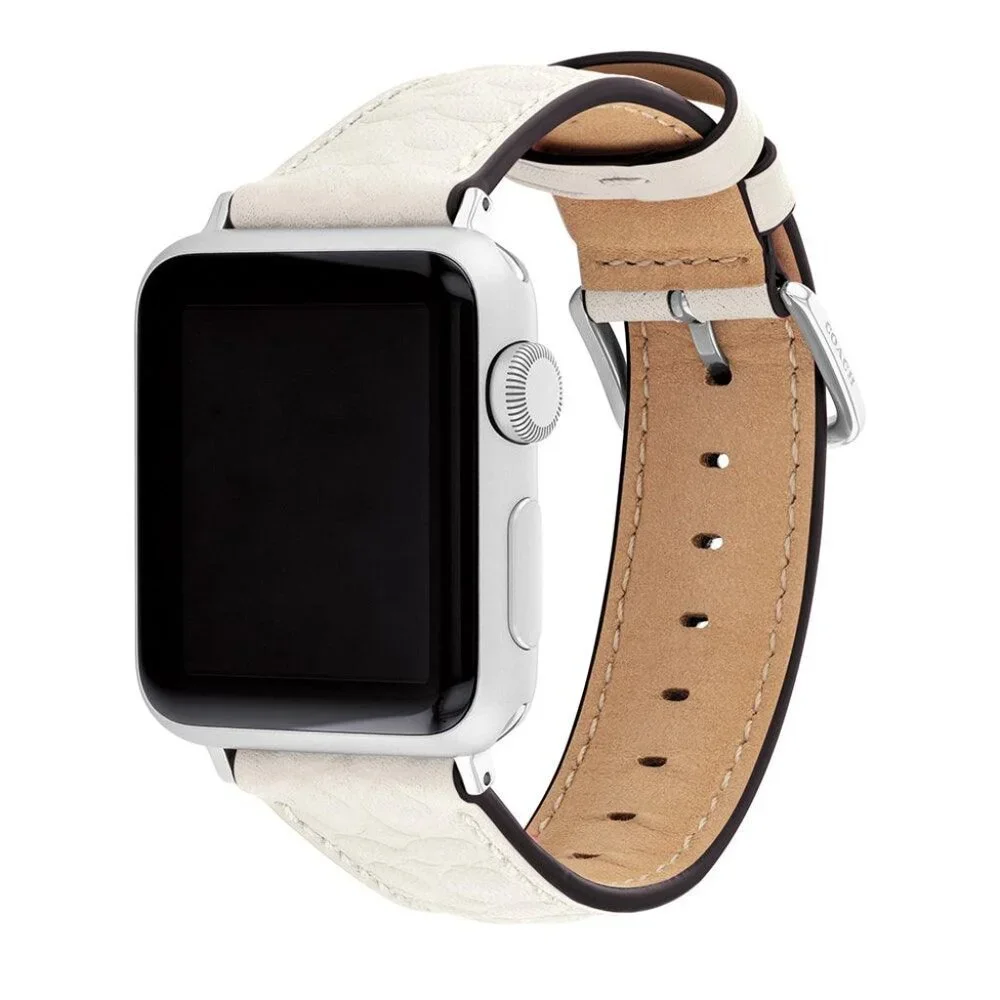 Coach Apple Watch Leather Logo Replacement Band